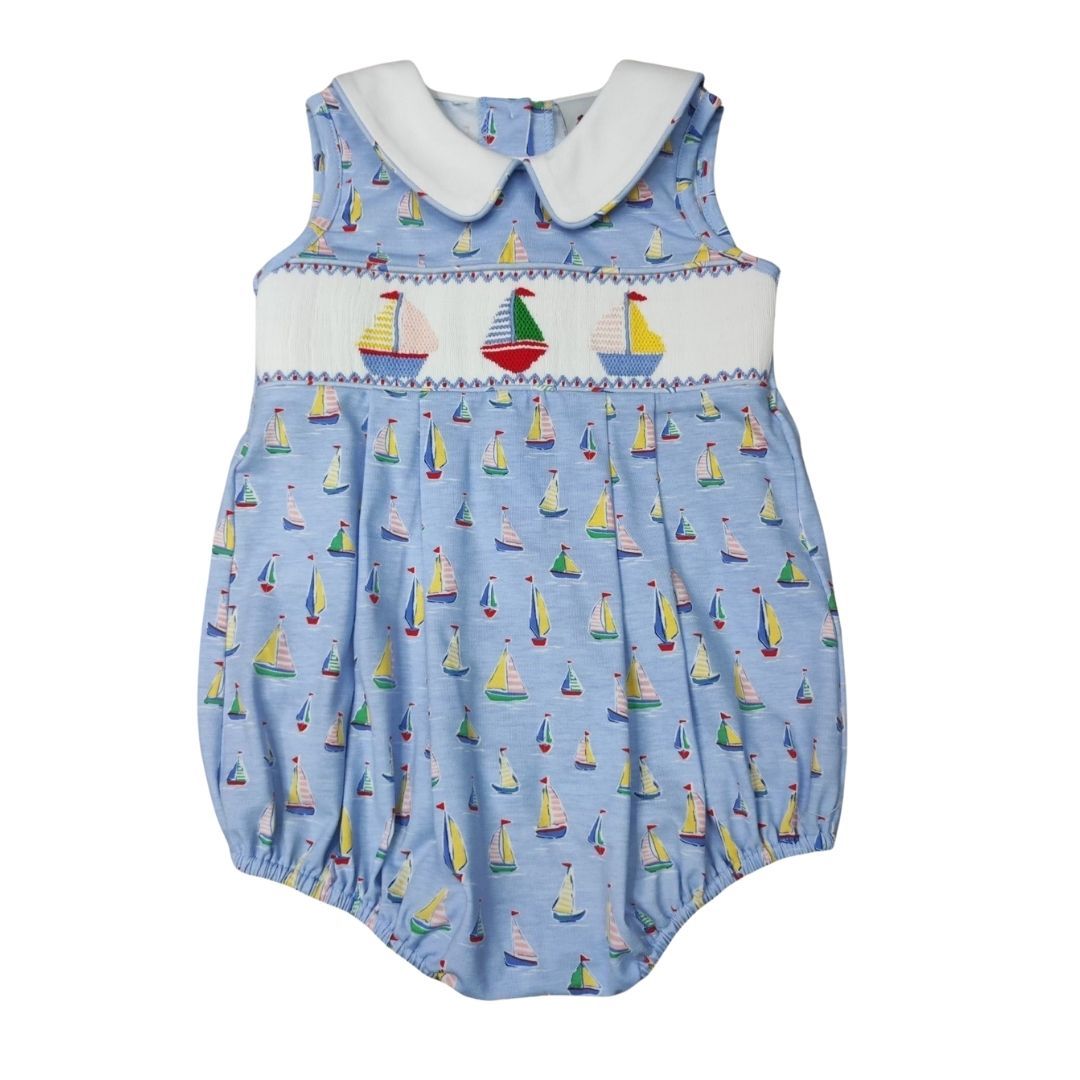 Sailboat Smocked Bubble